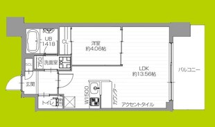 プレジオ弁天町の物件間取画像